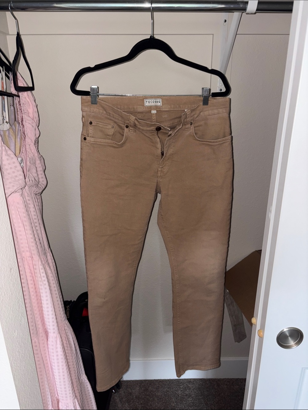 Tecovas Tan Straight-Leg Women's Jeans